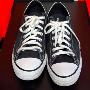 Converse All Star Sneakers, 10.5, Black and White